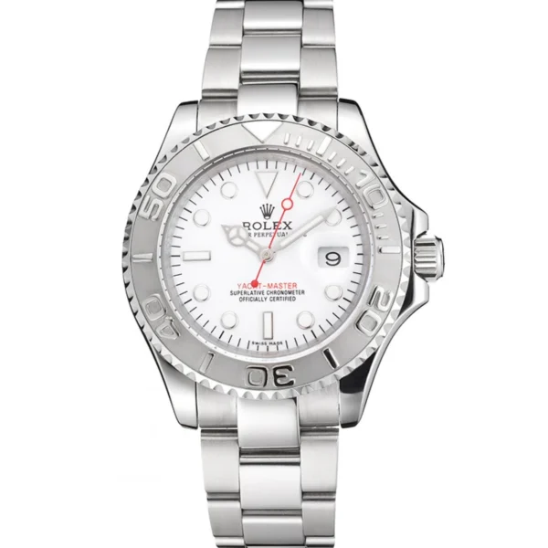 YACHT MASTER 1 PURE SILVER ( WHITE DIAL ) STAIN 168622-78750LESS STEEL 40MM