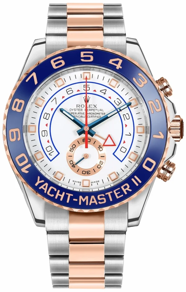 Rolex YACHT-MASTER II--(Rose Gold Strap) 116681-78211