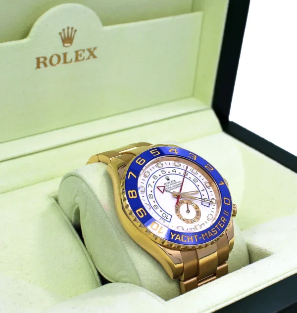 Rolex YACHT-MASTER II-??Gold Strap??m116688-0002 - Image 6