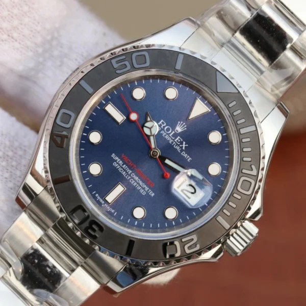 YACHT MASTER 1 ( BLACK & BLUE DIAL ) STAINLESS STEEL 40MM M116622 - Image 10